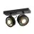 SLV Kalu Spot Aluminium Noir | Convient pour 2x GU10 (AR111) 