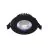 Noxion LED Kantelbaar Slim Spot Zwart Rond 6W 550lm 60D - 927 Zeer Warm Wit | 85mm - IP54 - Dimbaar - Beste Kleurweergave